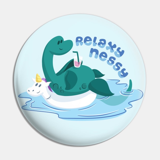 Relaxy Nessie Pin by Studio Mootant