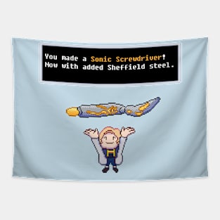 The Legend of Sonic Screwdriver Tapestry