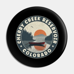 Cherry Creek Reservoir Colorado Sunset Pin