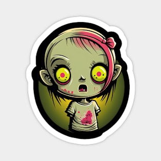 Zombie Girl Magnet