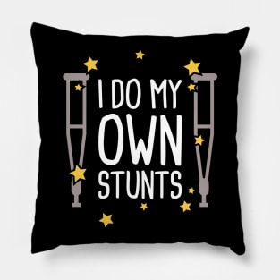 Stunts - Funny Broken Ankle Get Well Soon Gift Pillow