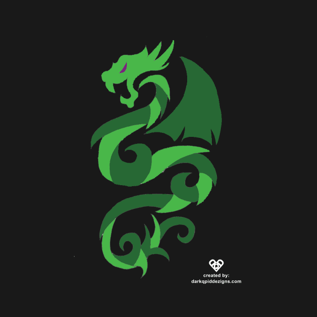 Green Dragon by darkqpiddezigns