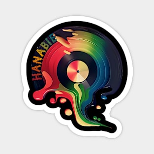 Hanabie Colorful Vinyl Magnet