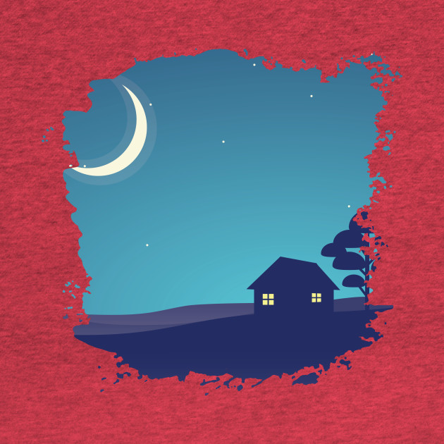 Night Scene Painting Cool Design Night Scene Background Kids