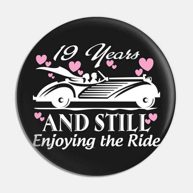 Anniversary Gift 19 years Wedding Marriage Pin by bestsellingshirts