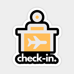 Airport Check-in Magnet