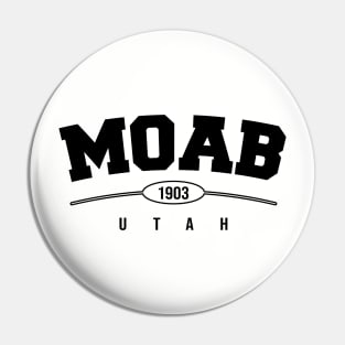 Retro Vintage Moab Utah Pin