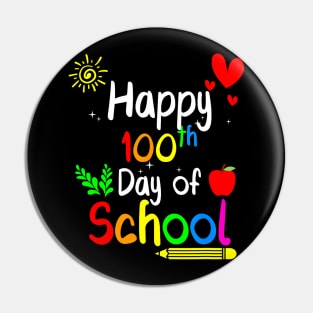 Happy 100Th Day Of School 100 Days Of School Teacher Pin