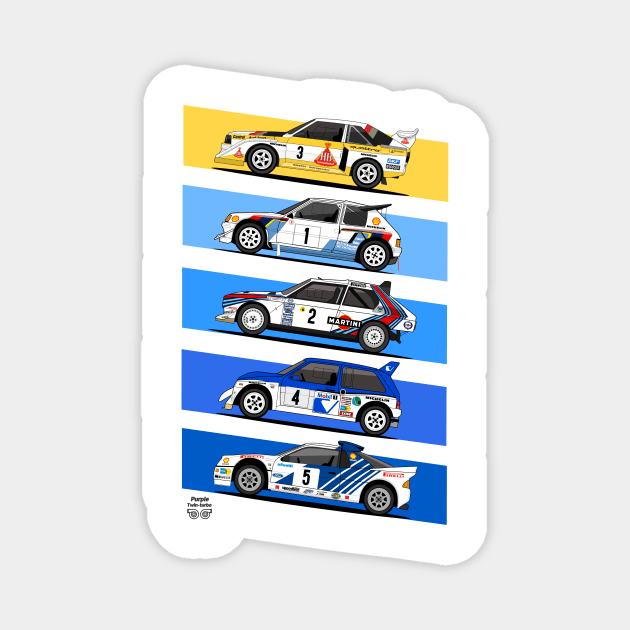 Group B 1986 line up Magnet by Purple twin-turbo