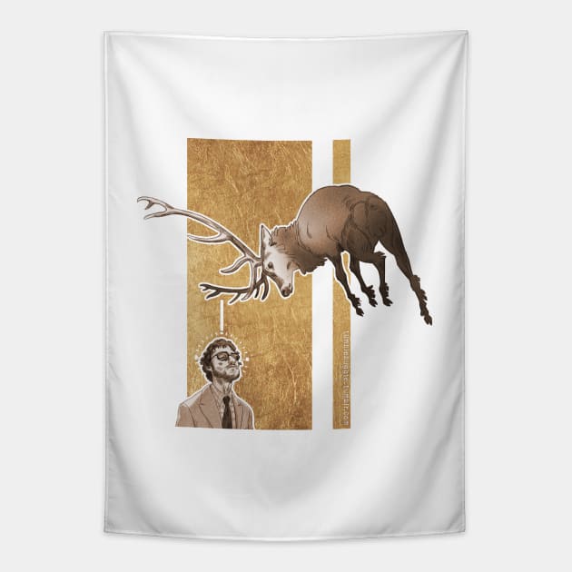 Will Graham buck design Tapestry by tumblebuggie