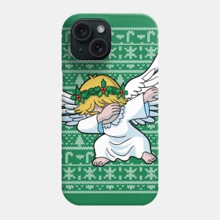 Dabbing Ugly Christmas Sweater Angel Phone Case