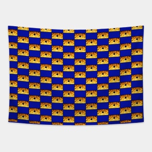 Supernova - Orange-Yellow Pattern Tapestry