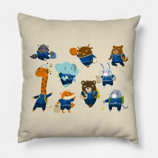 animals students collection Pillow