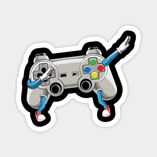 Funny dabbing video game joystick- Gamer funy dab Magnet by tmuzaa