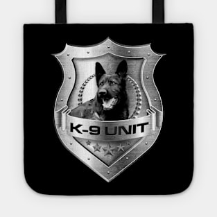 Metal K-9 Unit Badge - German Shepherd Tote