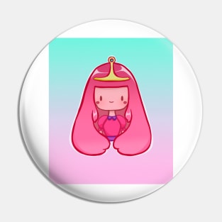 Princess Bubblegum Kawaii Pin