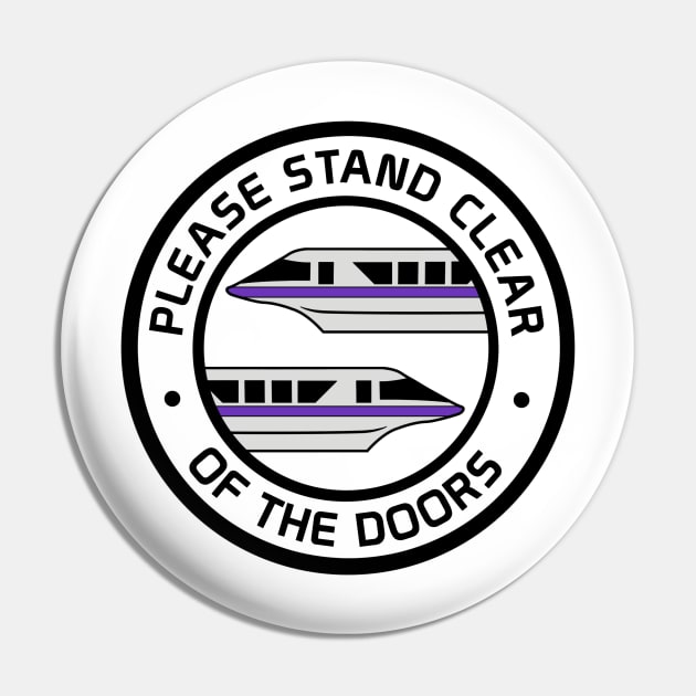 MonorailStandClearPurple Pin by WdwRetro