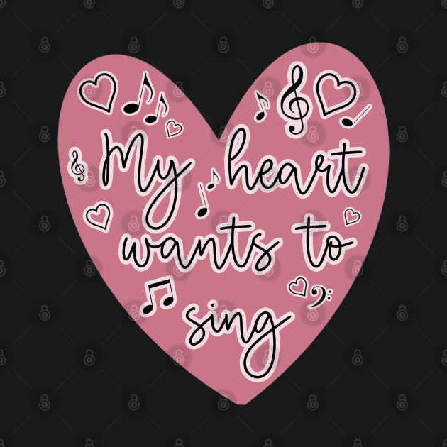 Sound of Music - My Heart Wants to Sing Pink by baranskini