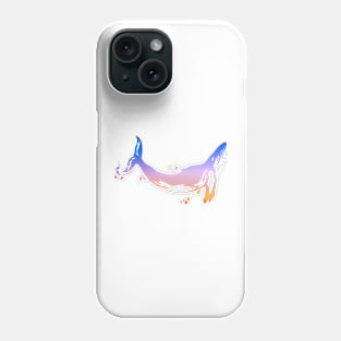 Humpback Whale In Sunset Colors Phone Case