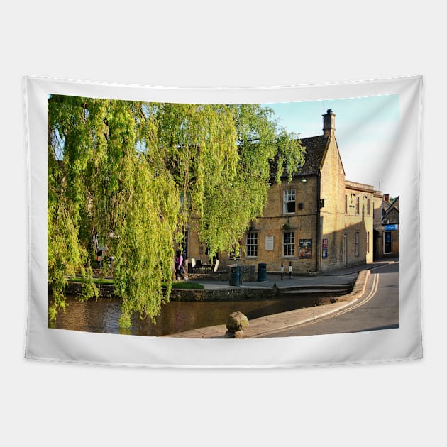 Old Manse Hotel Bourton on the Water Cotswolds Tapestry by AndyEvansPhotos