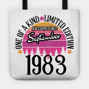 one of a kind limited edition Awesome Since September 1983 40th Birthday Tote