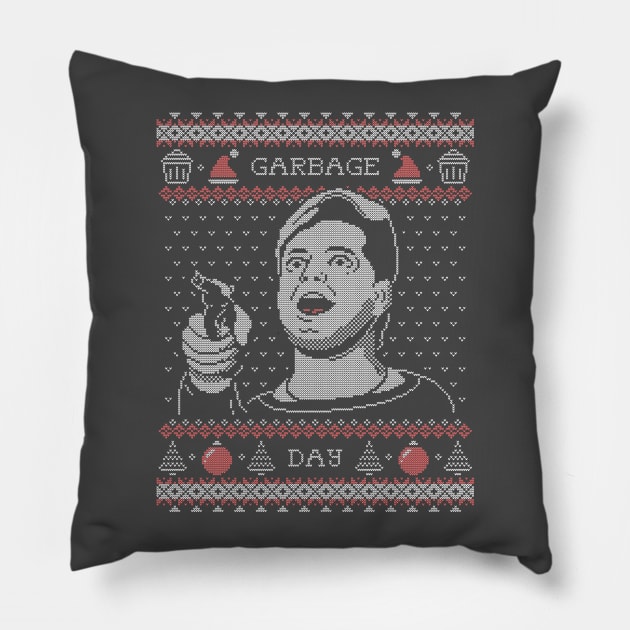 Garbage Day Pillow by Minilla