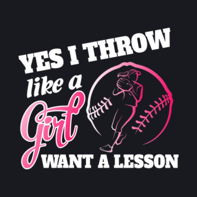 Softball T-Shirt For Girls. Great Gift