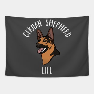 German Shepherd Life Guard Police Dog K9 Tapestry