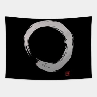 Calligraphy Enso Circle Tapestry