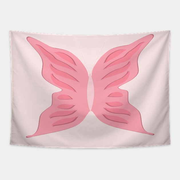 Pink Butterfly Tapestry by Cherish-jpegg