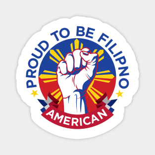 Filipino American Pride Magnet