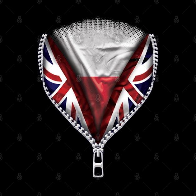 Polish Flag  Poland Flag zipped British Flag - Gift for Polish From Poland by Country Flags