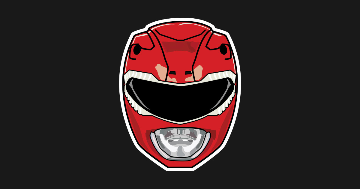red ranger power rangers sticker teepublic power rangers sticker chart