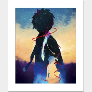 Movie Your Name Poster, Anime Kimi No Na Wa Posters Silk Prints For Wall  Decor, Mitsuha Miyamizu Taki Tachibana Pictures Arts - Painting &  Calligraphy - AliExpress