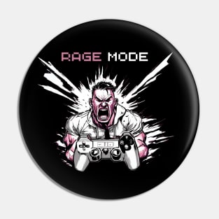 rage mode gamer Pin