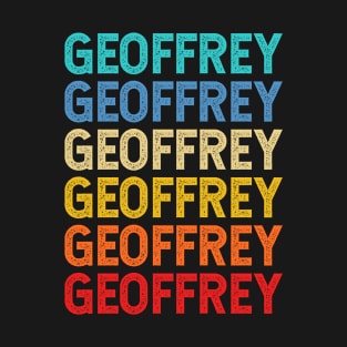 Geoffrey Name Vintage Retro Custom Gift Named Geoffrey T-Shirt