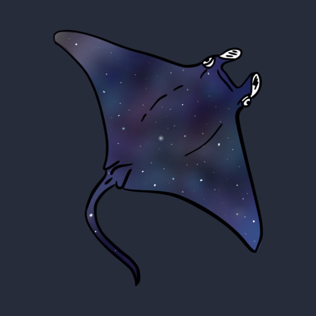 Space manta ray by bowtie_fighter