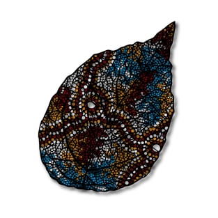 Aboriginal Art - Leaf T-Shirt