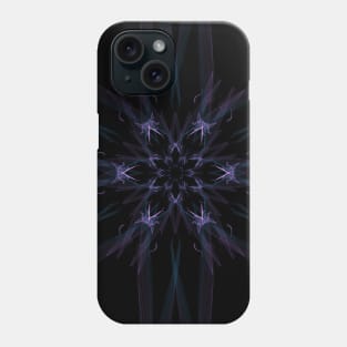 Blue and purple geometry Phone Case