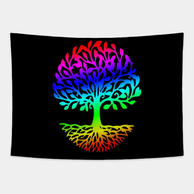 Tree of Life Desing Tapestry by albaley