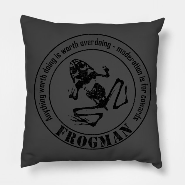 Frogman Diver Pillow by TCP