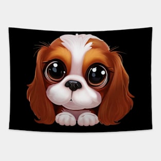 Barkfectly Pawsome Cavalier King Charles Spaniel Tapestry