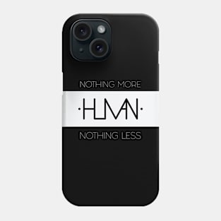 HUMAN Logo (White) Phone Case