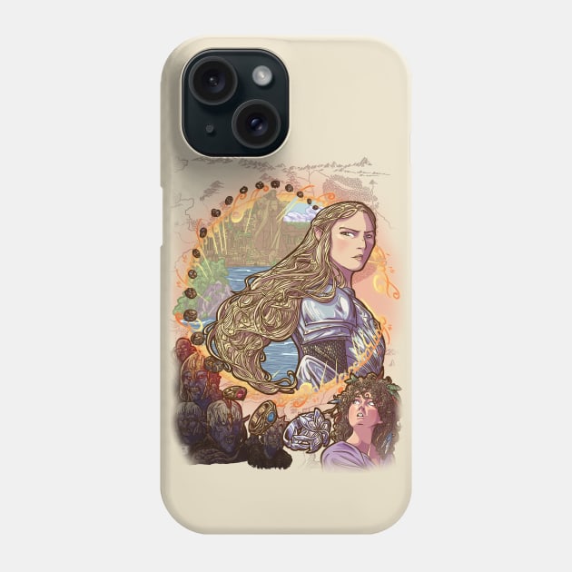 Power of Rings Phone Case by Galhardo