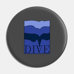 graphic dive Pin