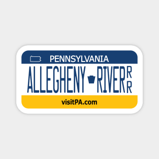 Allegheny River Recreational River license plate Magnet