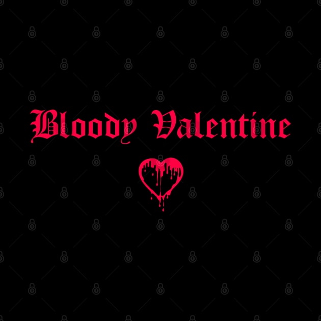 Bloody Valentines Day Emo Goth Bleeding Heart Grunge Aesthetic by btcillustration