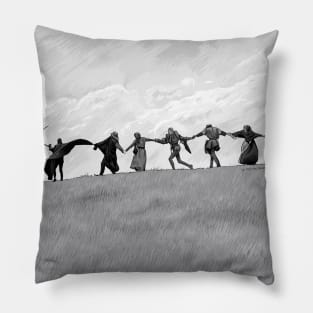 The Seventh Seal Illustration Pillow