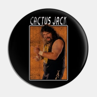 Vintage Wwe Cactus Jack Pin