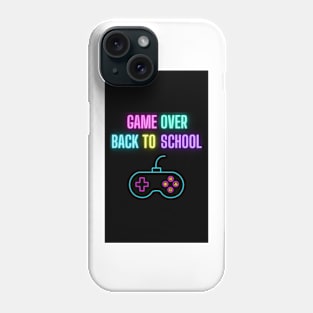 Game Over Back To School Phone Case